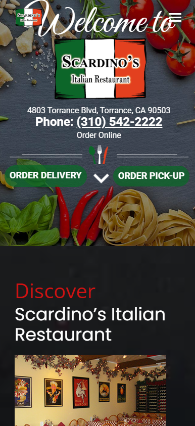 Scardino's website